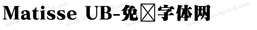 Matisse UB字体转换